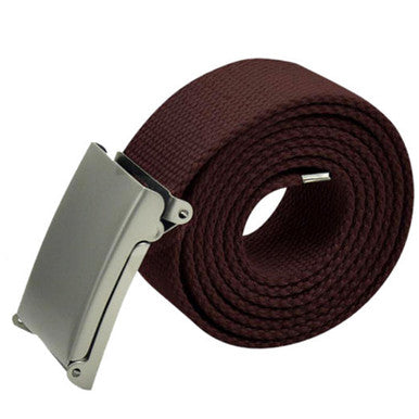 Webbing Army Belt - Brown