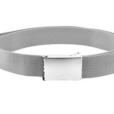 Webbing Army Belt - Grey