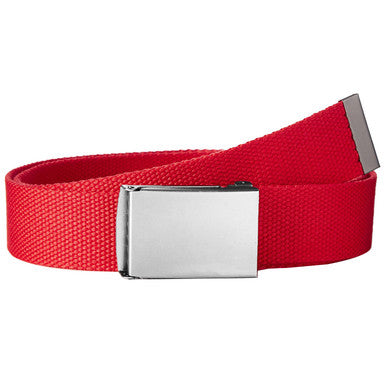 Webbing Army Belt - Red