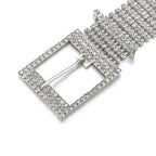 Silver Belt Bling Belt - 10 Row