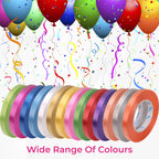 Curling Crimped Balloon Ribbon - Red - 10M