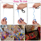 Curling Crimped Balloon Ribbon - Silver - 10M