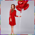 Curling Crimped Balloon Ribbon - Silver - 10M