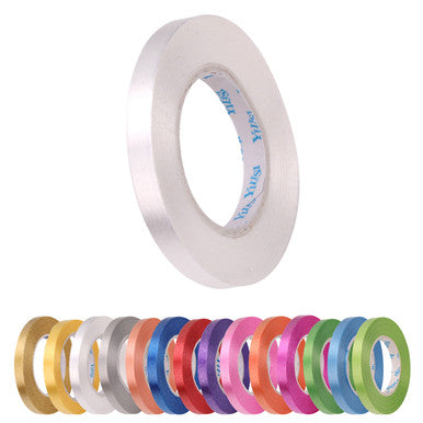 Curling Crimped Balloon Ribbon - White - 10M