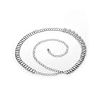 Silver Heavy Duty Charms Belt