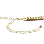 Waist Chain Belt with Scales - Gold