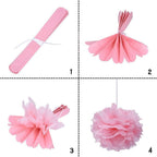Hot Pink Birthday Party Decoration Set - 106pcs