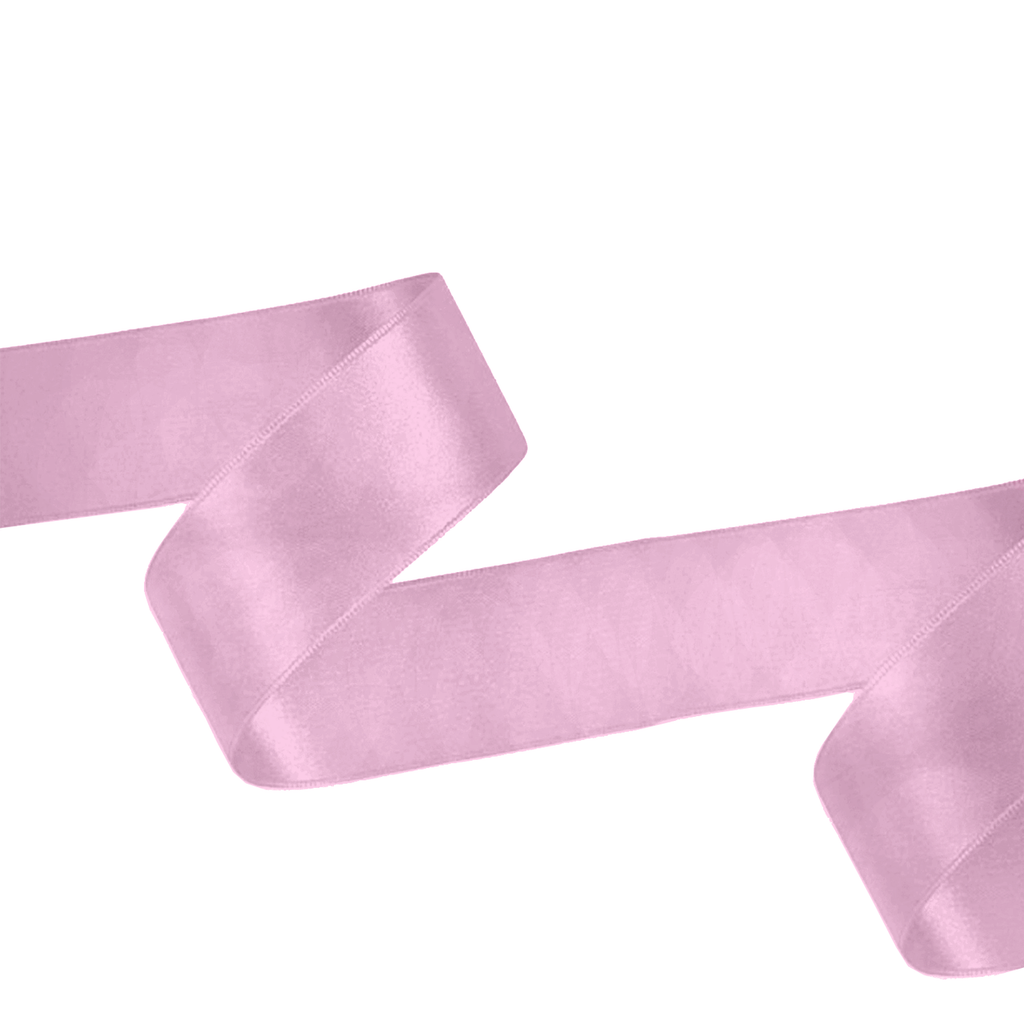 1m Double Sided Satin Ribbon - Baby Pink