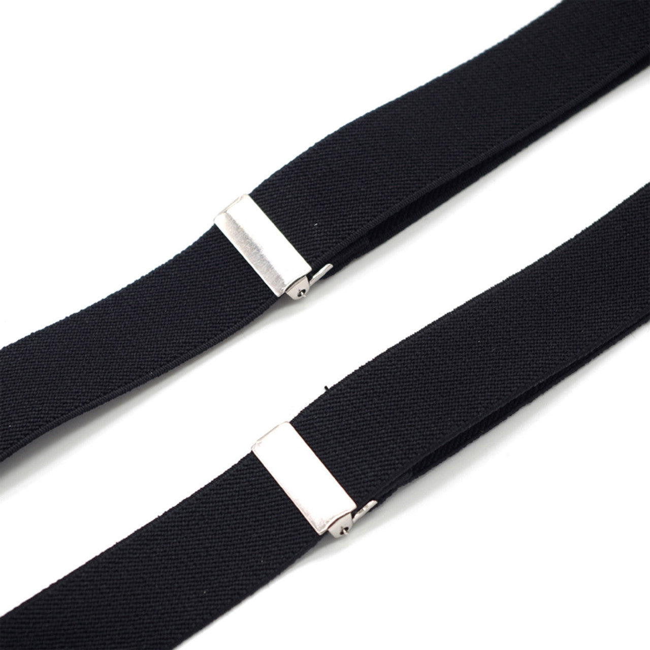 Black and Brown Braces with Button Hole - 25mm