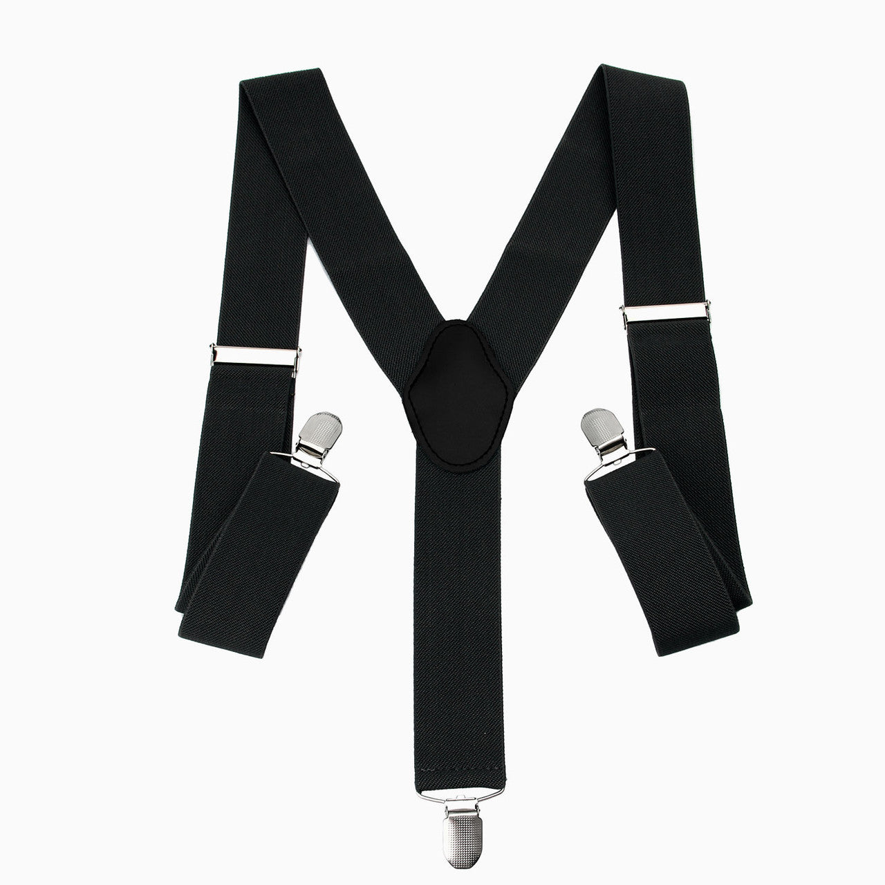 Black Braces with Clip On - 25mm
