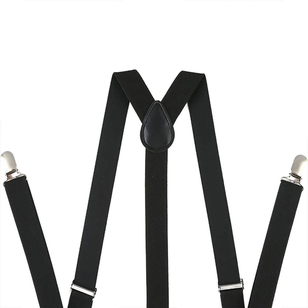 Black Braces with Clip On - 25mm