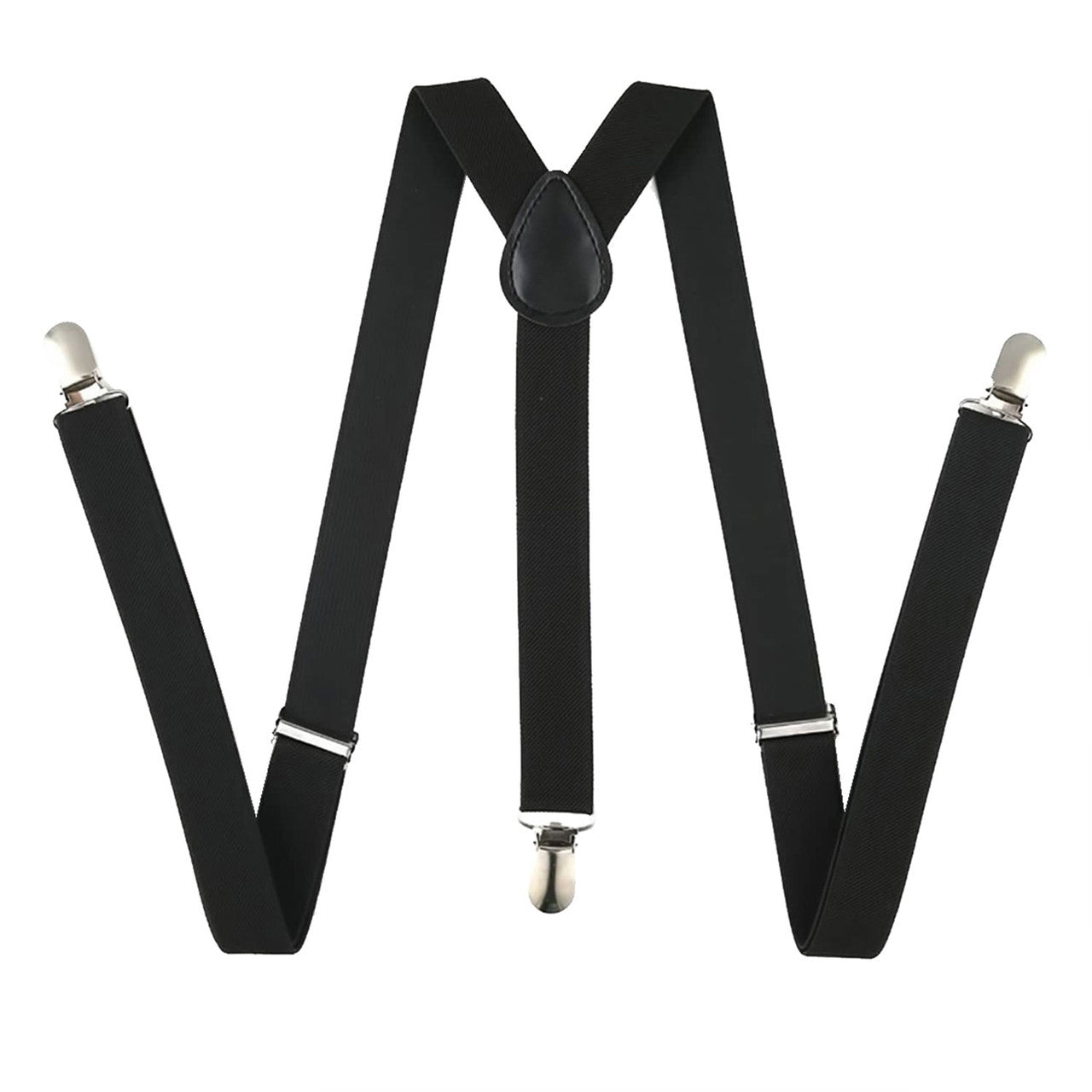Black Braces with Clip On - 25mm
