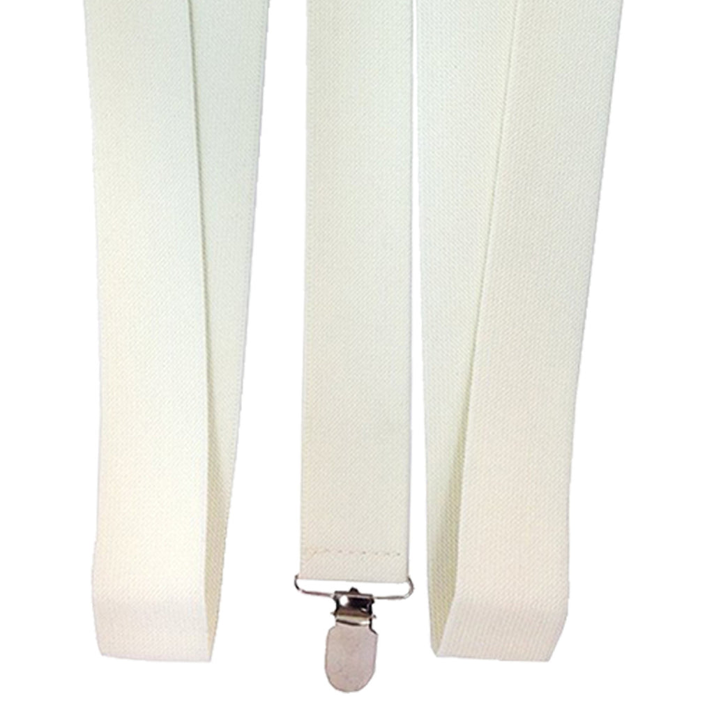 Ivory Braces with Clip On - 25mm