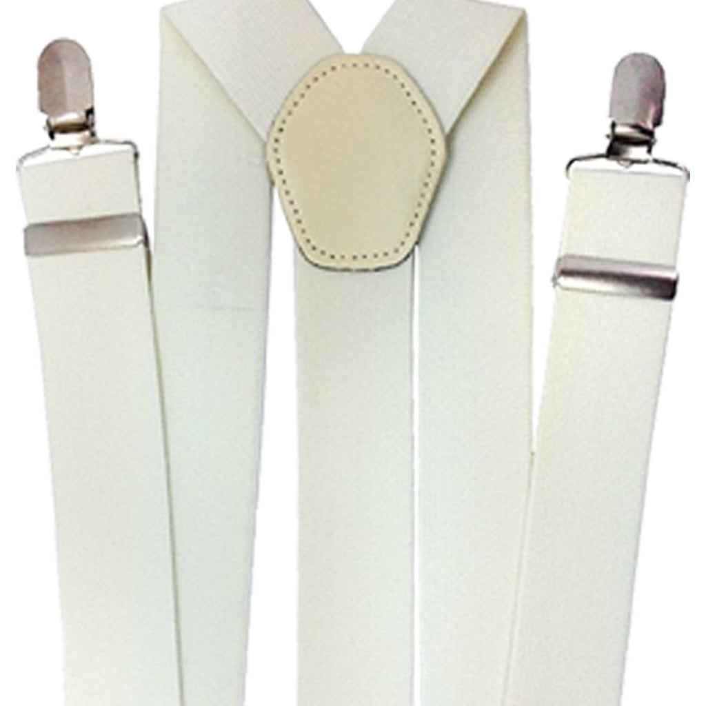 Ivory Braces with Clip On - 25mm