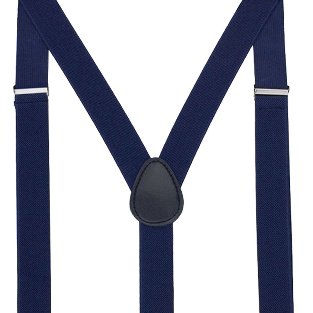 Navy Braces with Clip On - 25mm