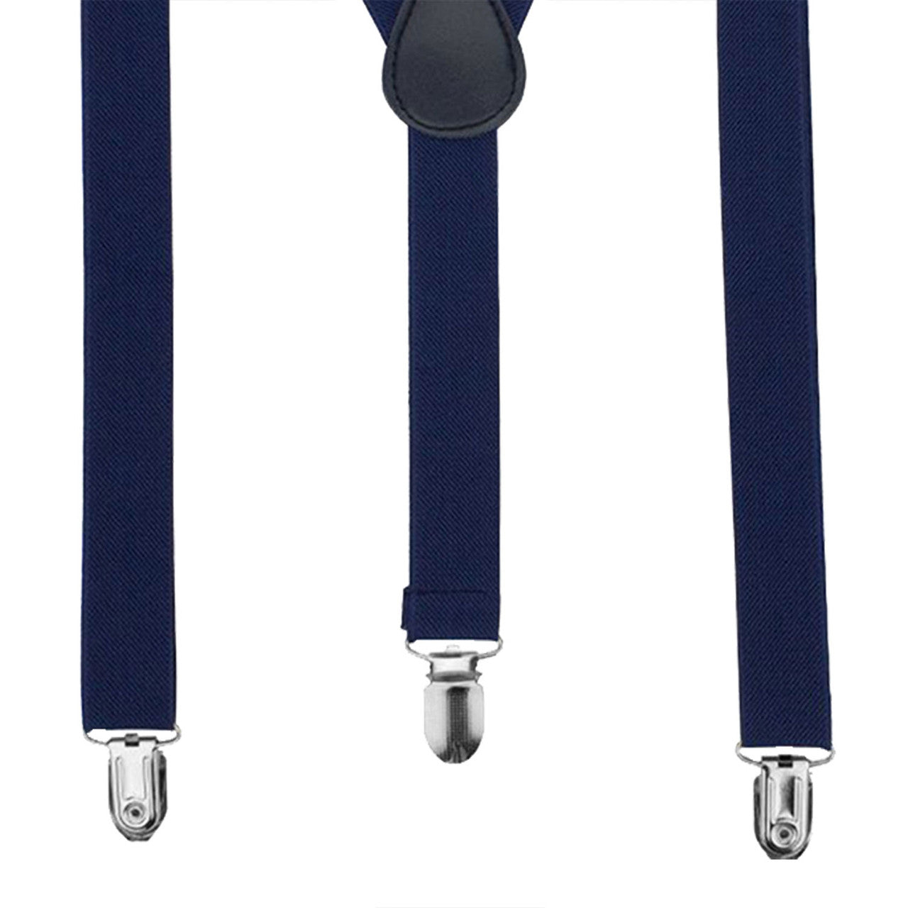 Navy Braces with Clip On - 25mm