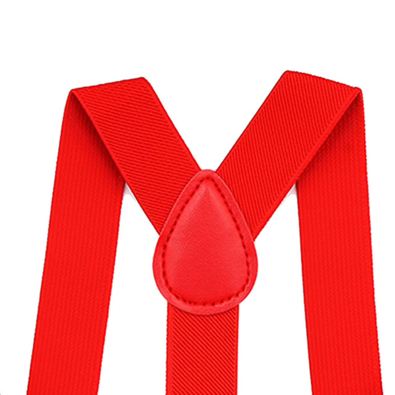 Red Braces with Clip On - 25mm