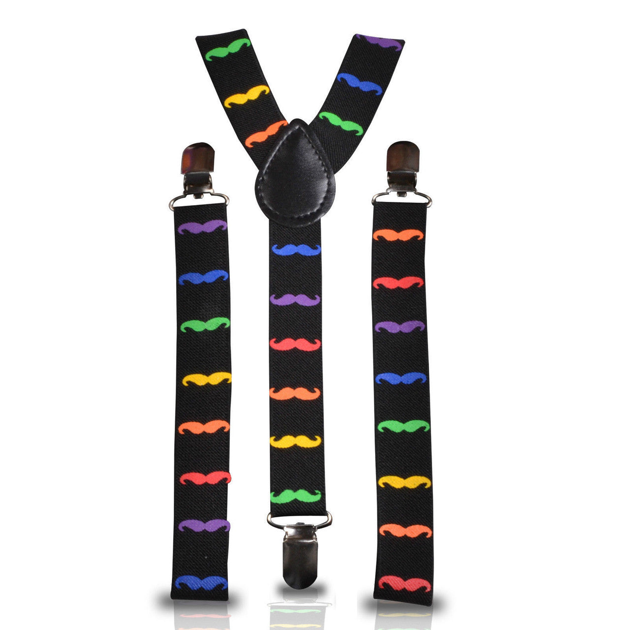 Multicoloured Braces with Clip On - 25mm