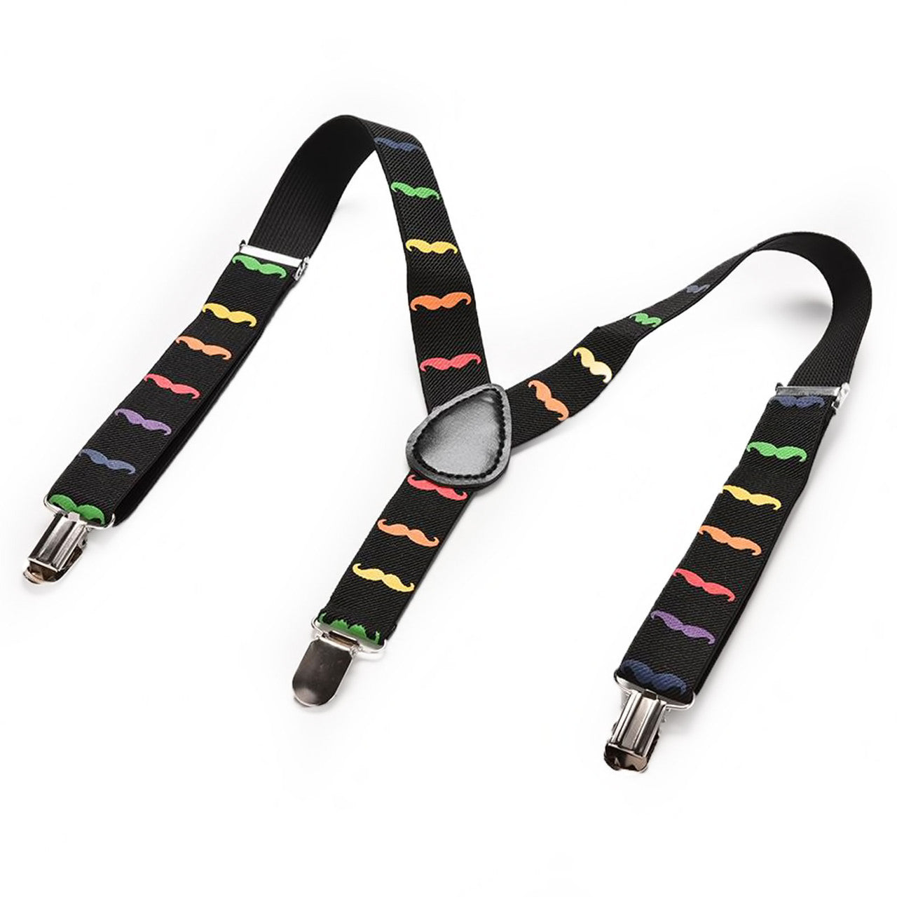Multicoloured Braces with Clip On - 25mm