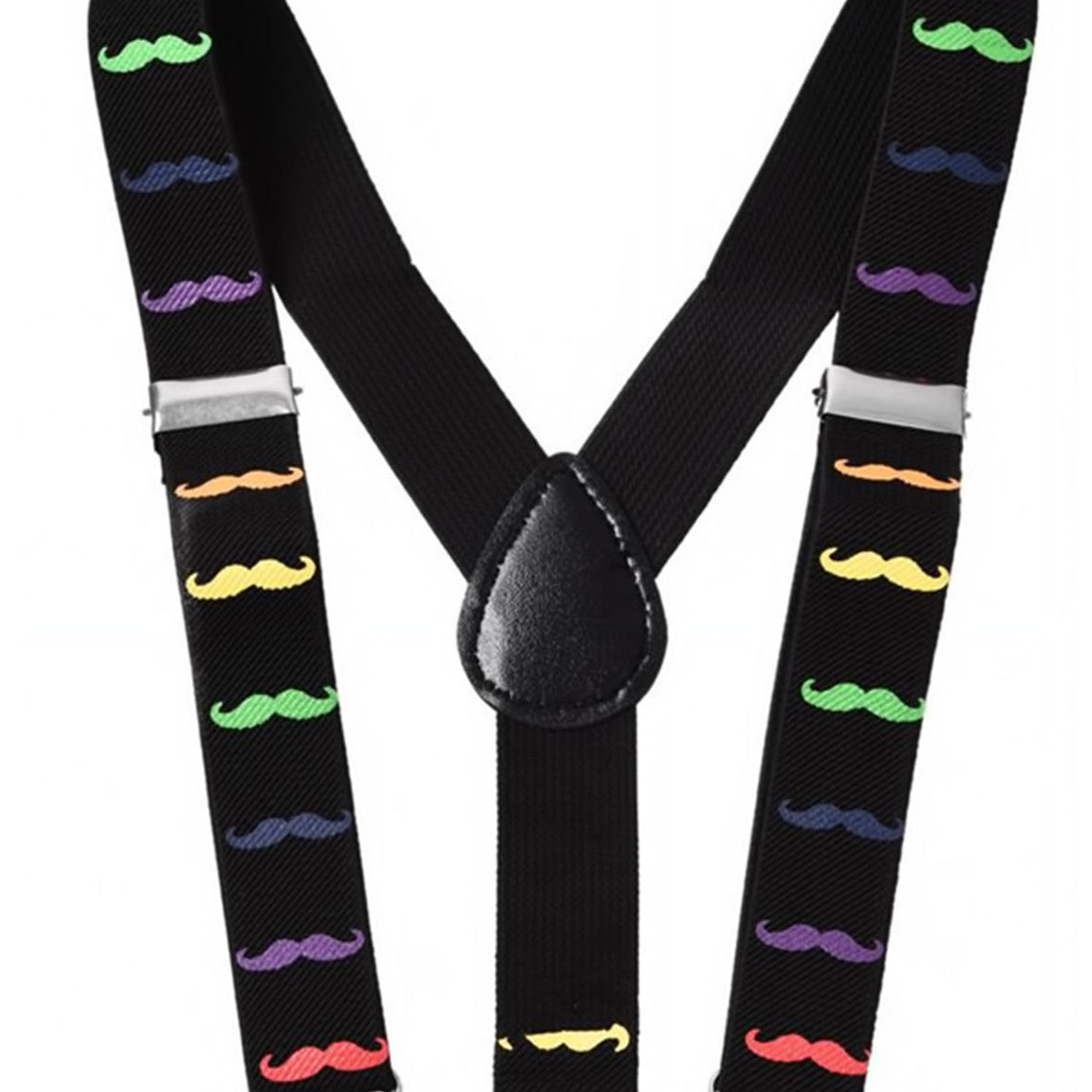 Multicoloured Braces with Clip On - 25mm