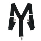 Black Braces with Clip On - 35mm