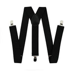 Black Braces with Clip On - 35mm