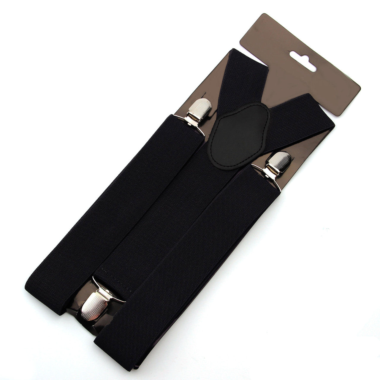 Black Braces with Clip On - 35mm