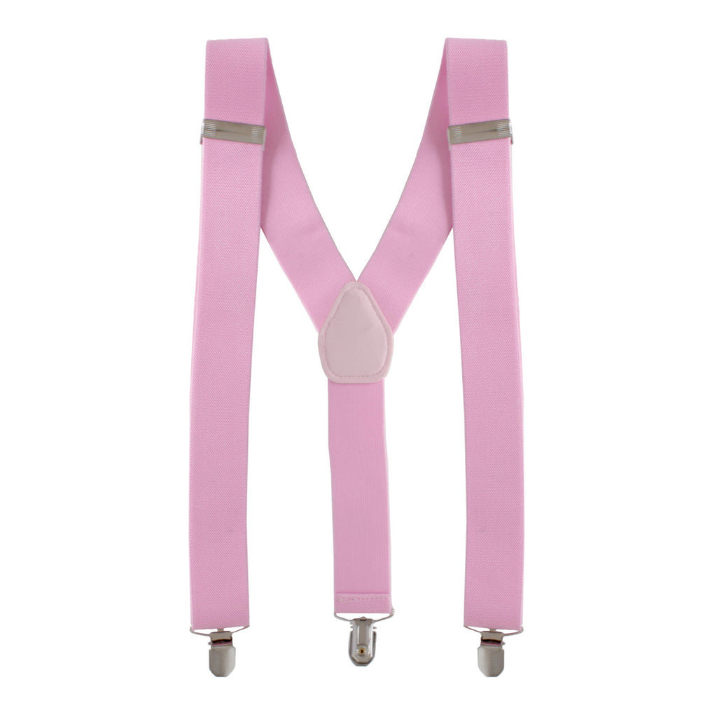 Baby Pink Braces with Clip On - 35mm