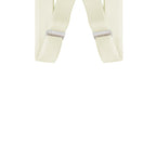 X-Shaped Ivory Braces with Clip On - 35mm