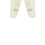 X-Shaped Ivory Braces with Clip On - 35mm