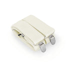 X-Shaped Ivory Braces with Clip On - 35mm