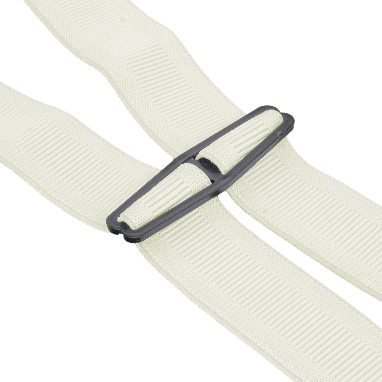 X-Shaped Ivory Braces with Clip On - 35mm