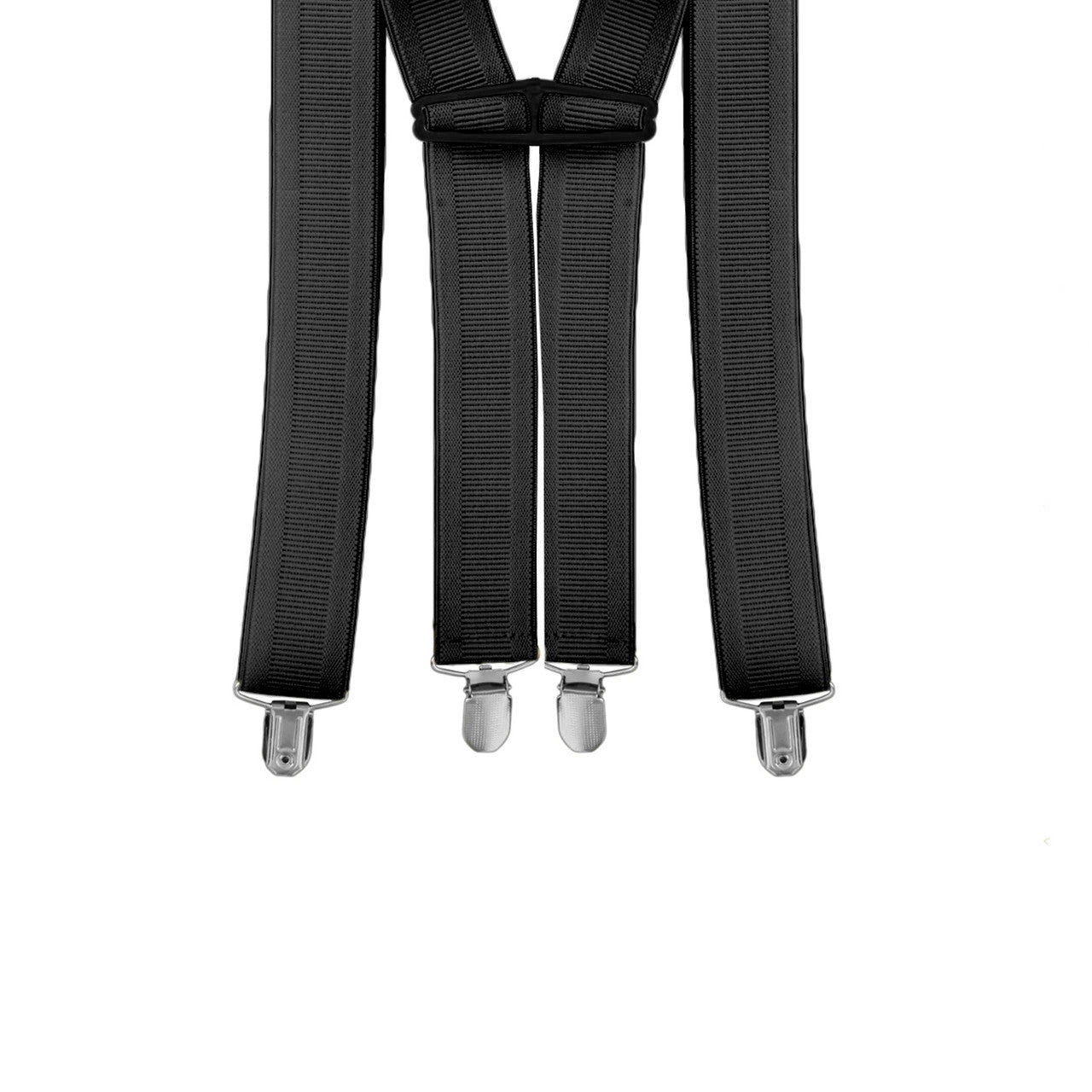 X-Shaped Black Braces with Clip On - 35mm