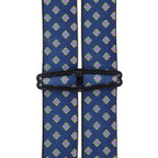 X-Shaped Teal Braces with Clip On - 35mm