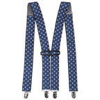 X-Shaped Teal Braces with Clip On - 35mm