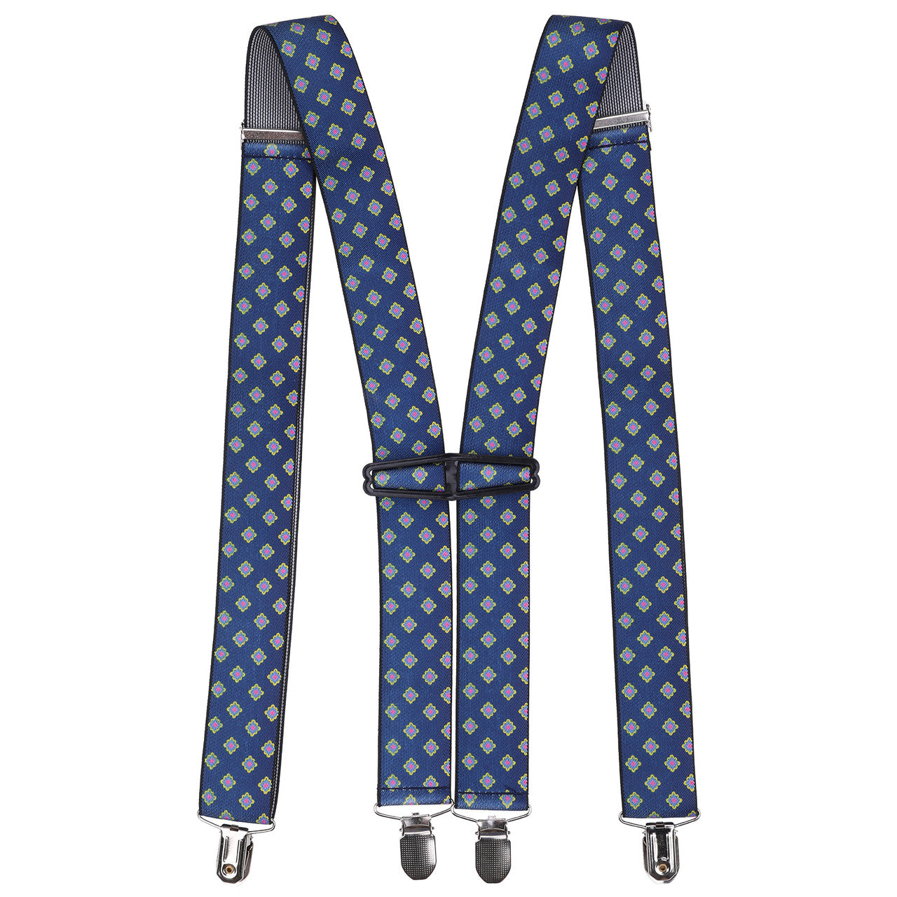 X-Shaped Teal Braces with Clip On - 35mm