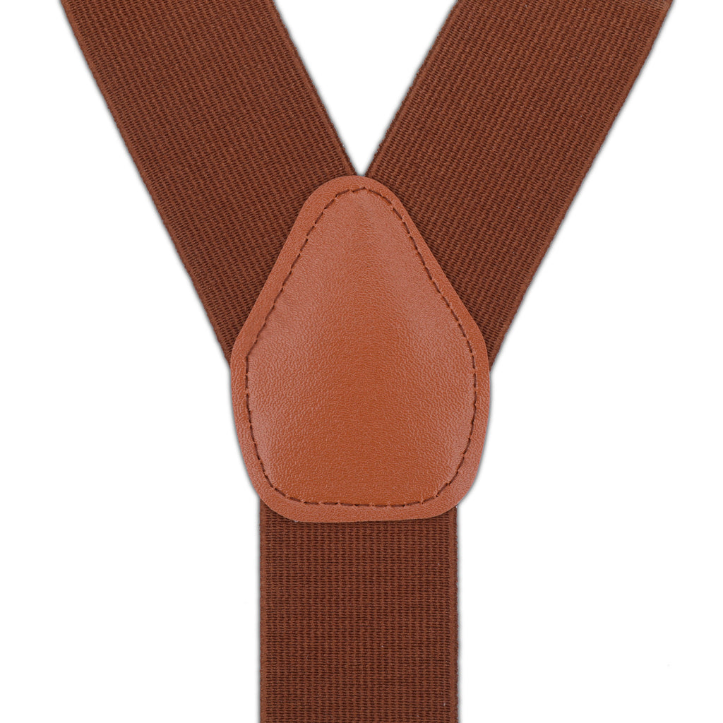 Brown Braces with Clip On - 35mm