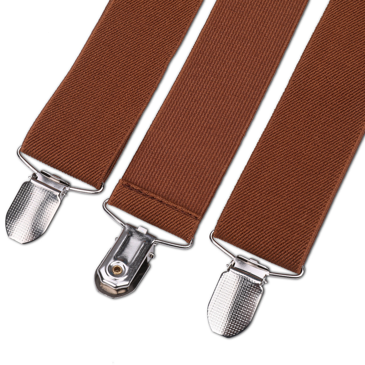 Brown Braces with Clip On - 35mm