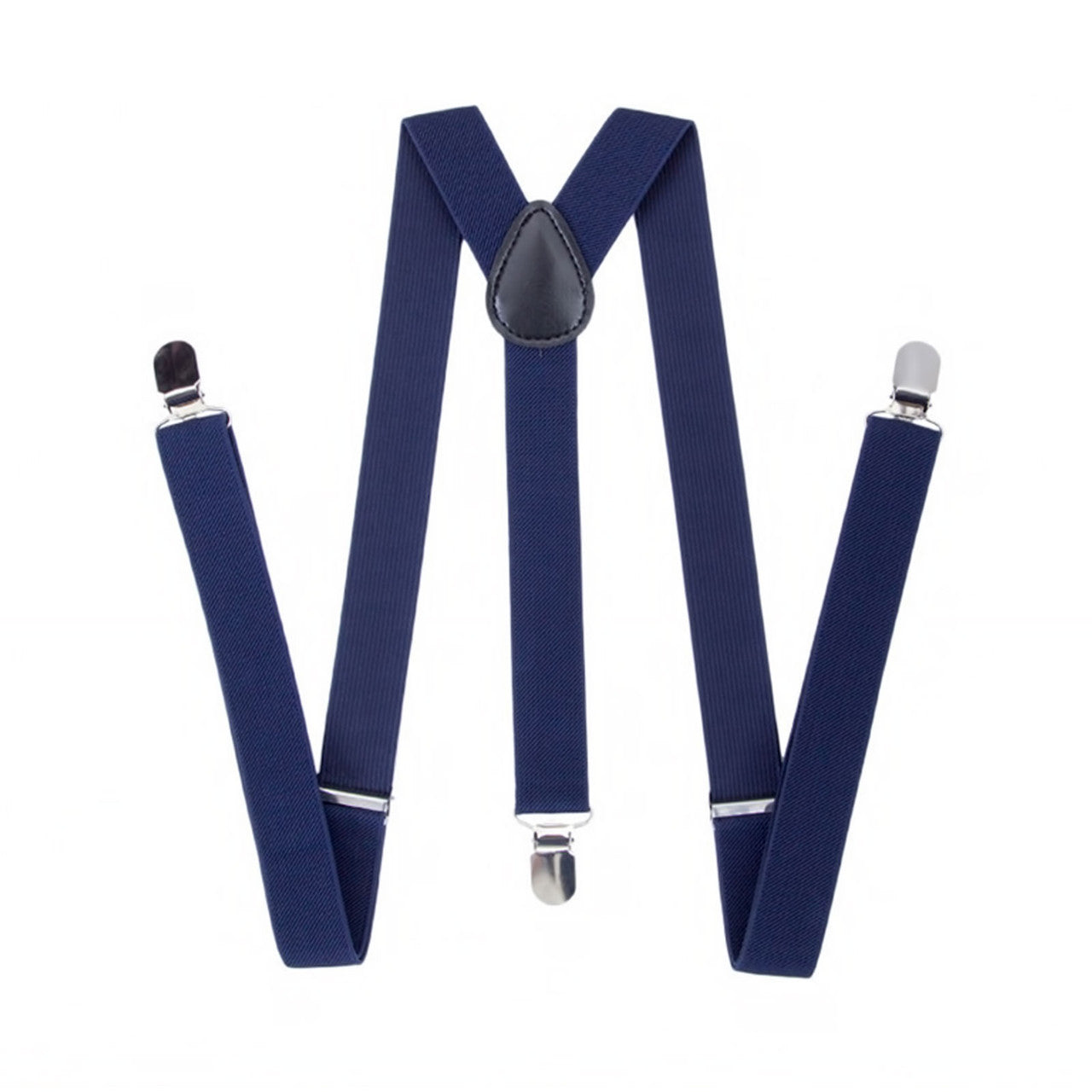 Navy Braces with Clip On - 35mm