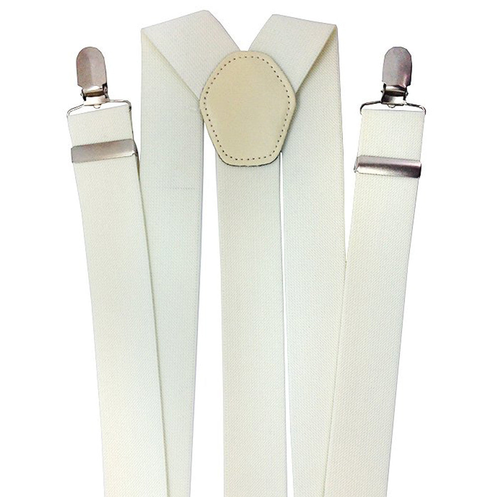 Ivory Braces with Clip On - 35mm