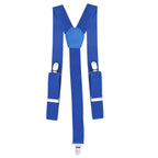 Royal Blue Braces with Clip On - 35mm