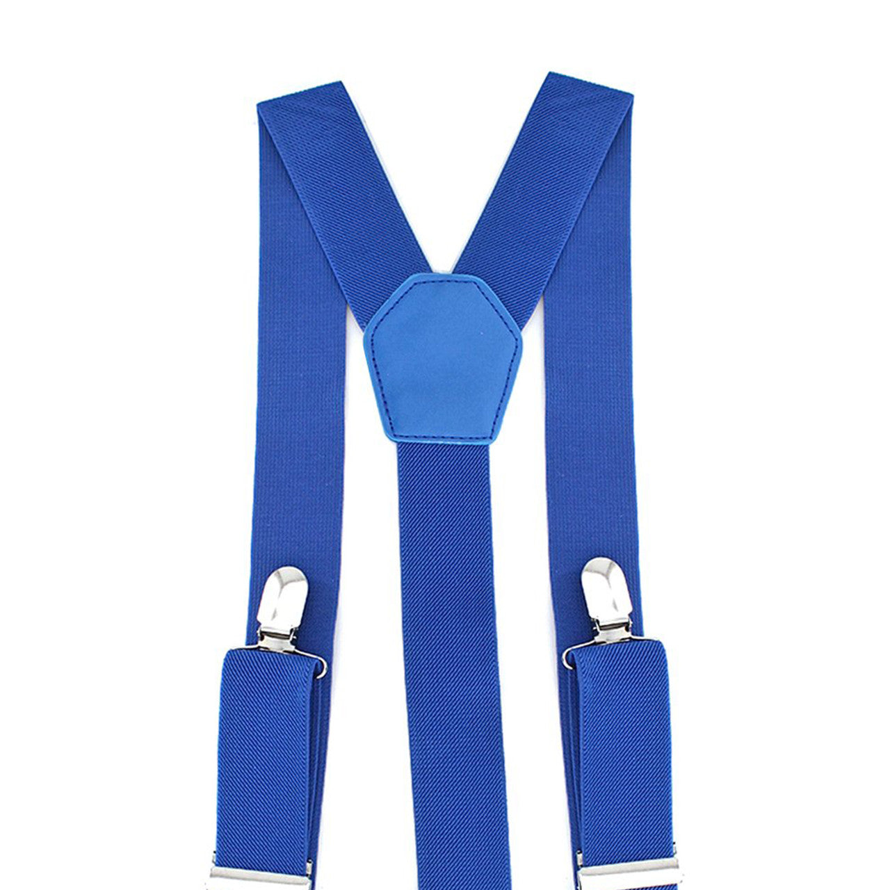 Royal Blue Braces with Clip On - 35mm