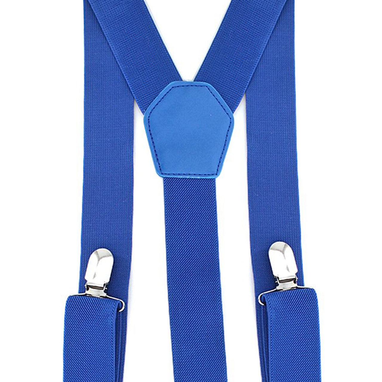 Royal Blue Braces with Clip On - 35mm