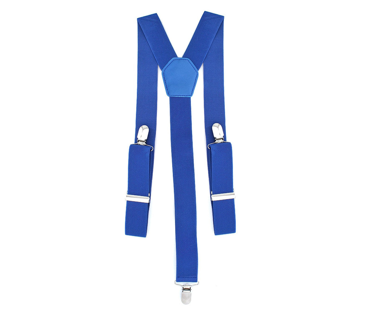 Royal Blue Braces with Clip On - 35mm