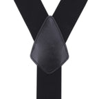 Black Braces with Clip On - 50mm