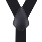 Black Braces with Clip On - 50mm