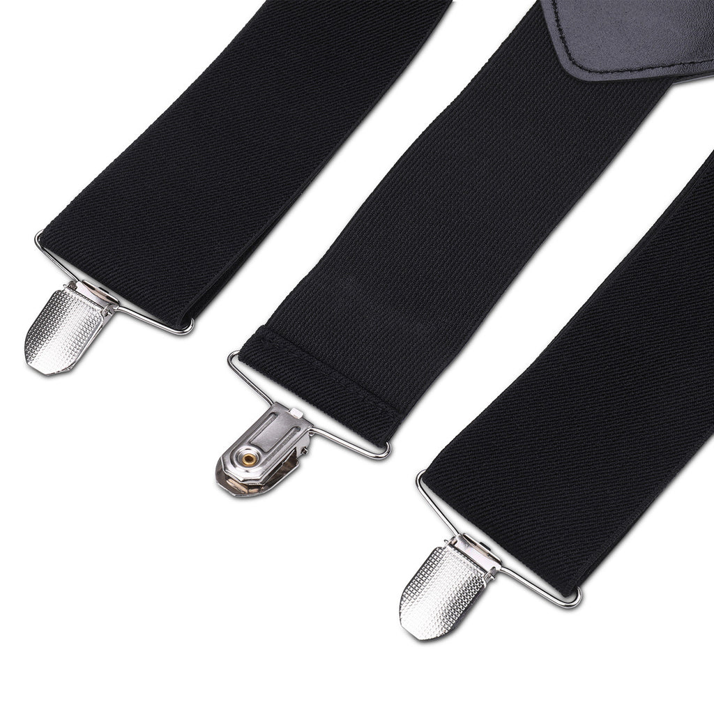 Black Braces with Clip On - 50mm