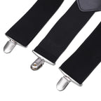 Black Braces with Clip On - 50mm