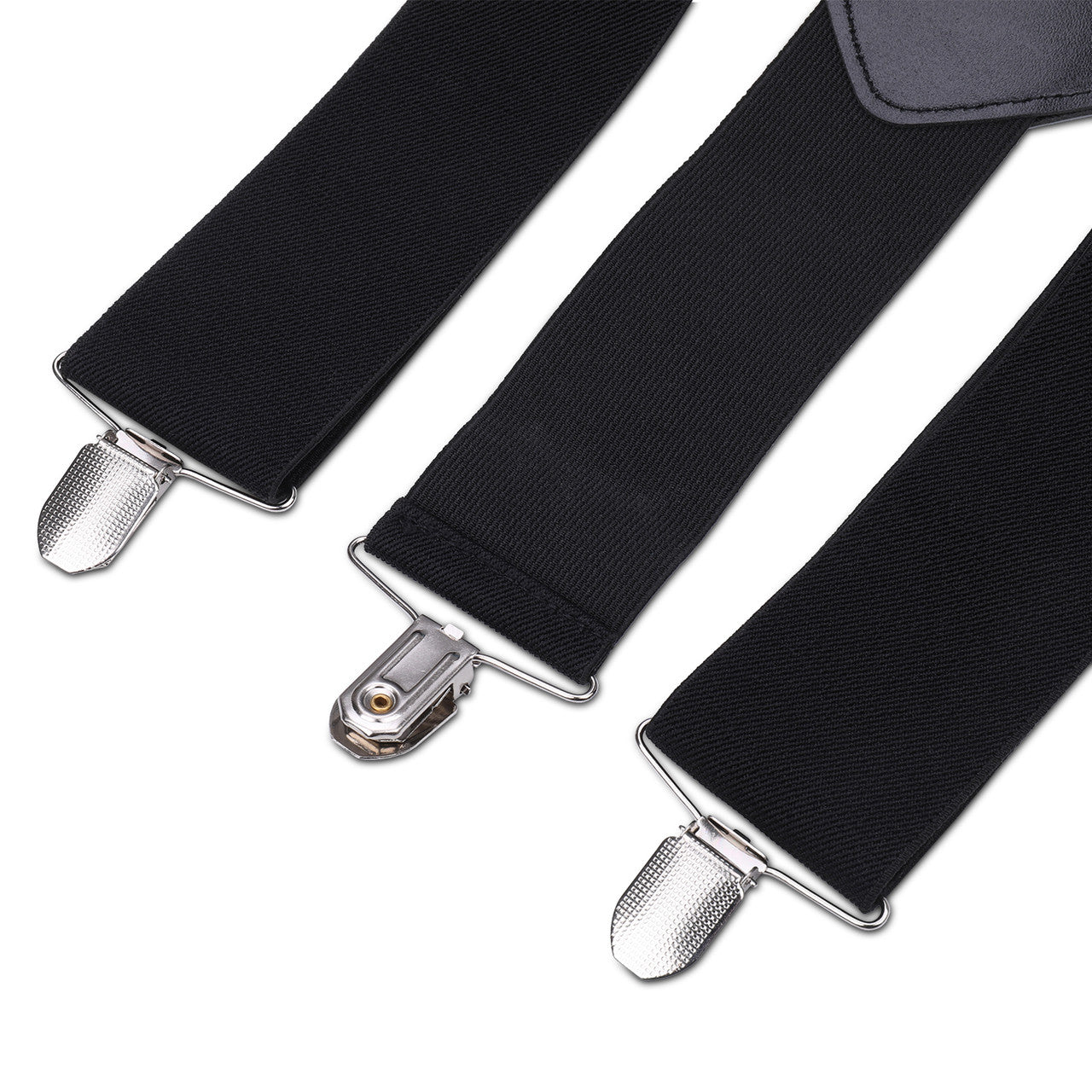 Black Braces with Clip On - 50mm