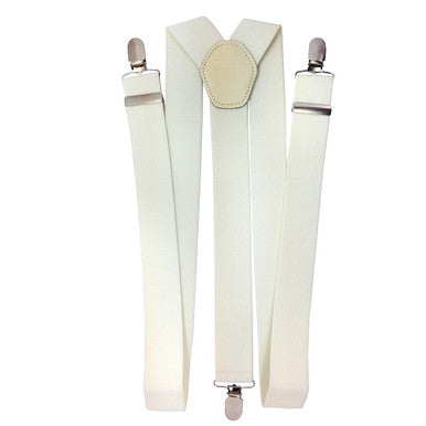 Ivory Braces with Clip On - 50mm